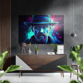 Heisenberg Brushed Aluminum Dibond Wall Art.